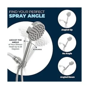 Soporte de cabezal de ducha de metal para cabezales de_4