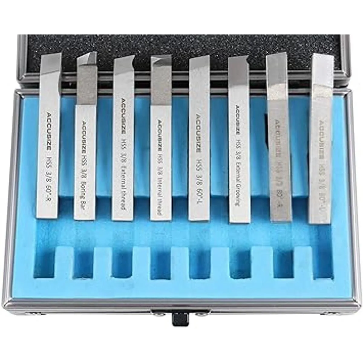 Accusize Industrial Tools 38 8 Pc Hss Juego de brocas_3