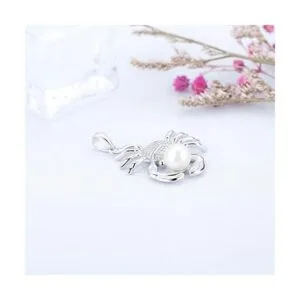 LGSY Colgantes de plata de ley 925 con perlas de cangrejo_4