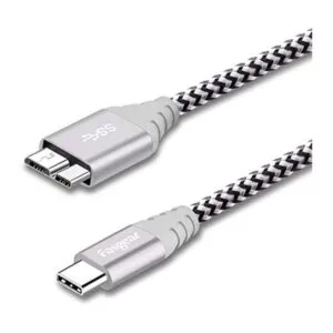Cable USB C a micro B 1 paquete de conectores de metal_1