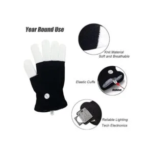 Luwint Guantes con luz LED para niños juguetes divertidos_5