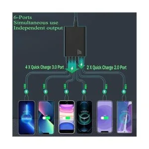 Cargador de coche USB de múltiples puertos 96 W 6_5