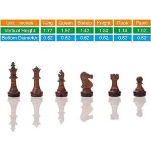 ColorGo Juego de ajedrez magnético de viaje mini juego de_3