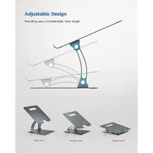 Nulaxy Soporte para laptop soporte elevador ergonómico_6