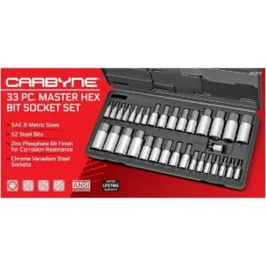 CARBYNE Juego de 33 puntas hexagonales maestras puntas de_2