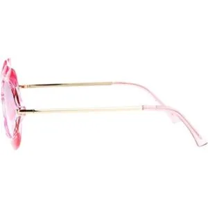 Linda forma de labios anteojos de sol labios beso mujer_4