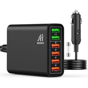 Cargador de coche USB de múltiples puertos 96 W 6_1