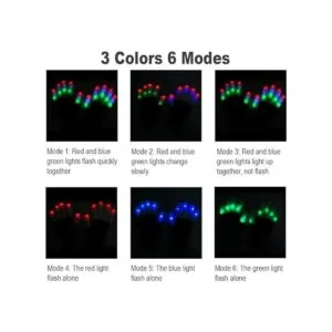 Luwint Guantes con luz LED para niños juguetes divertidos_3