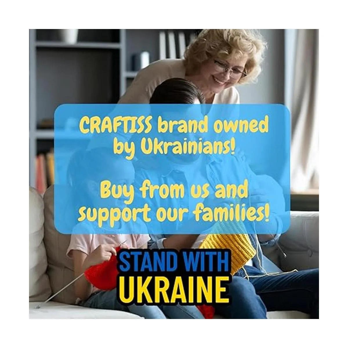 Juego de madejas de hilo acrílico de 16 x 0.71 oz con 2_7