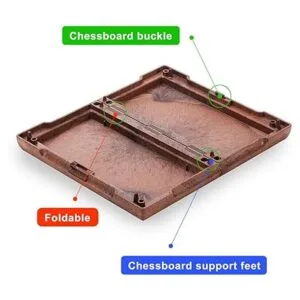 ColorGo Juego de ajedrez magnético de viaje mini juego de_6