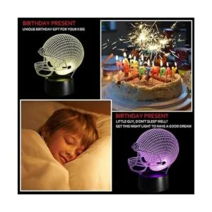 Casco de fútbol 3D lámpara de ilusión óptica Ticent 7_3