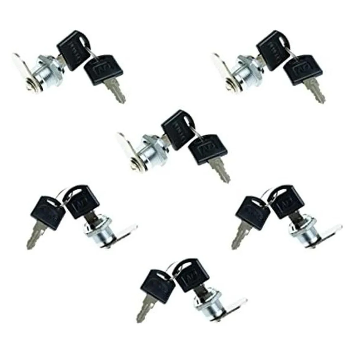 Source One Premium Cam Lock and Key Sets 6 unidades_1