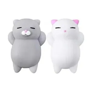 Nutty Toys Juego de 2 gatos esponjosos Juguete de_1