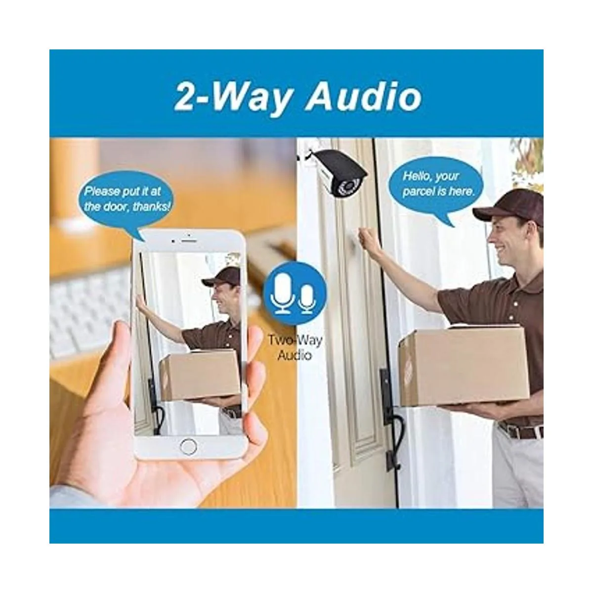 Cámara WiFi para exteriores SV3C 1080P ONVIF Conformance_2