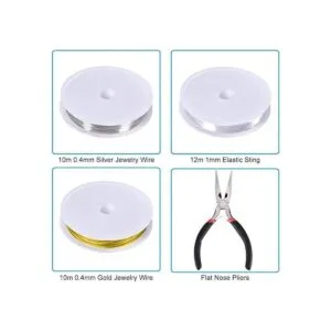 Paxcoo Kit de suministros para hacer joyas herramientas_3