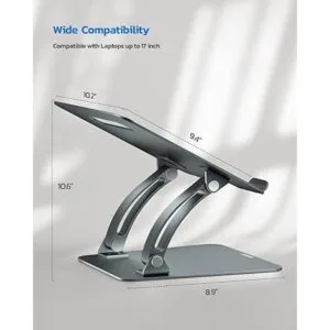 Nulaxy Soporte para laptop soporte elevador ergonómico_5