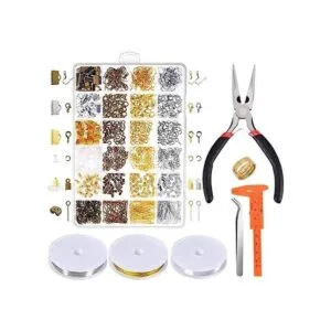 Paxcoo Kit de suministros para hacer joyas herramientas_1