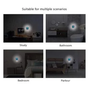 Naanle Juego de 2 luces LED flotantes de tiburón azul_3