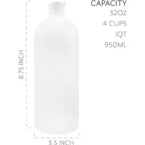Botellas de plástico con tapa abatible de 32 onzas_3