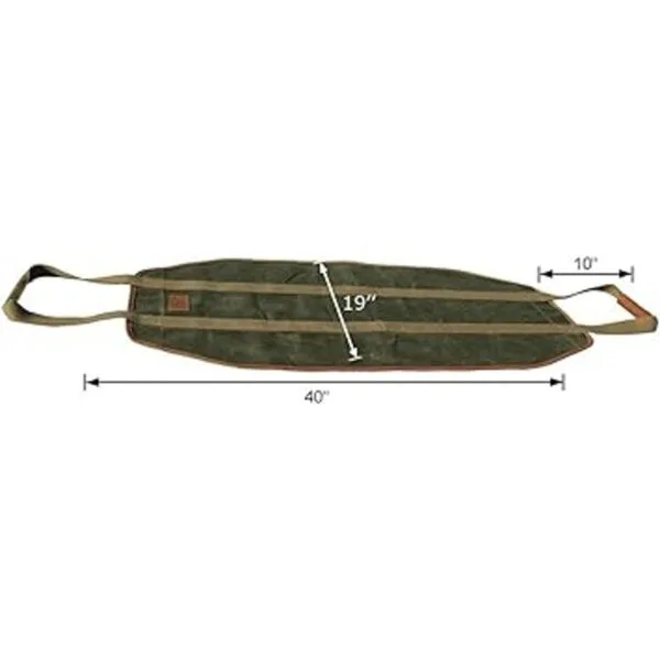 INNO STAGE Bolsa de mano de lona encerada soporte de leña_6