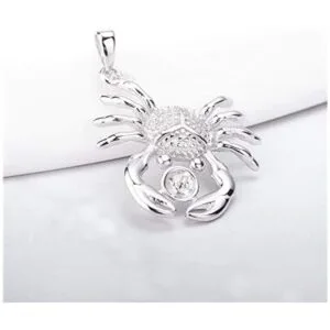 LGSY Colgantes de plata de ley 925 con perlas de cangrejo_2