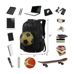 Mochila para patineta baloncesto viajes escuela bolsa_2