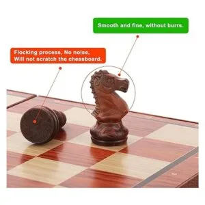 ColorGo Juego de ajedrez magnético de viaje mini juego de_5