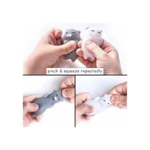 Nutty Toys Juego de 2 gatos esponjosos Juguete de_5