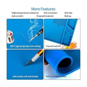 Kaisiking Juego de 4 alfombrillas de soldadura grandes de_4