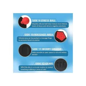 Dodecágono Fidget Cubo de juguete para ansiedad de 12_5