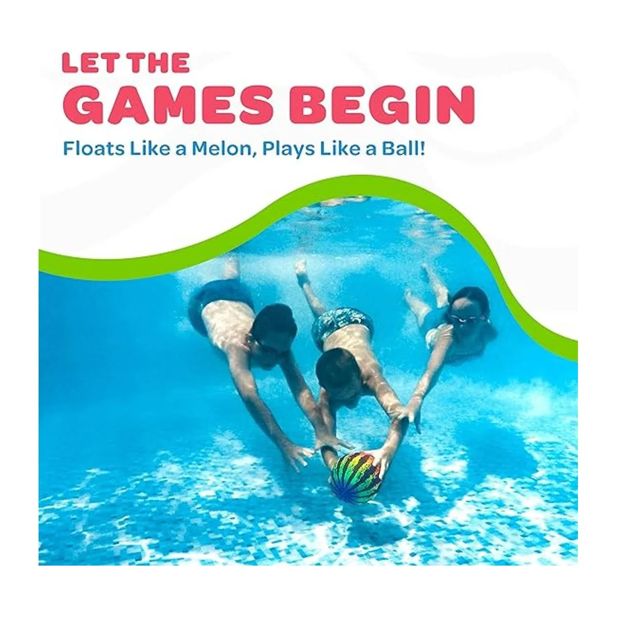 PlaSmart Balón de sandía JR juguete de piscina la bola_5