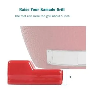 Barbacoa cerámica pie zapatos utiliza para lugar parrilla_3