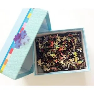 Rompecabezas de madera colorido búho HARTMAZE HM04_6