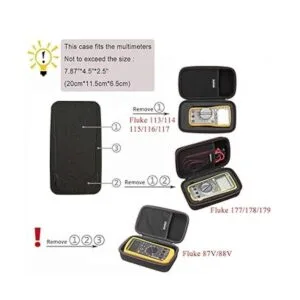 RLSOCO Funda de transporte para multímetro digital Fluke_3