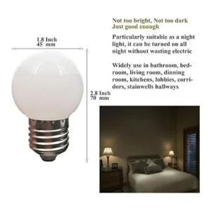 Bombillas LED de noche G14 de 1 vatio bombillas pequeñas_3