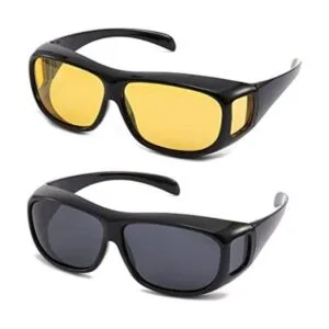 Gemgoo Gafas de sol unisex con lentes ópticas HD para_1
