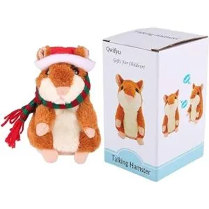 Qwifyu Hámster parlante juguete interactivo de peluche_3