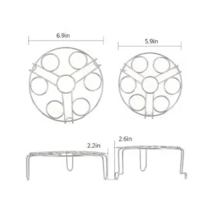 Estante de vapor de acero inoxidable para olla_5