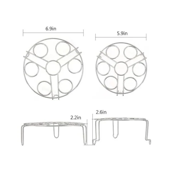 Estante de vapor de acero inoxidable para olla_5