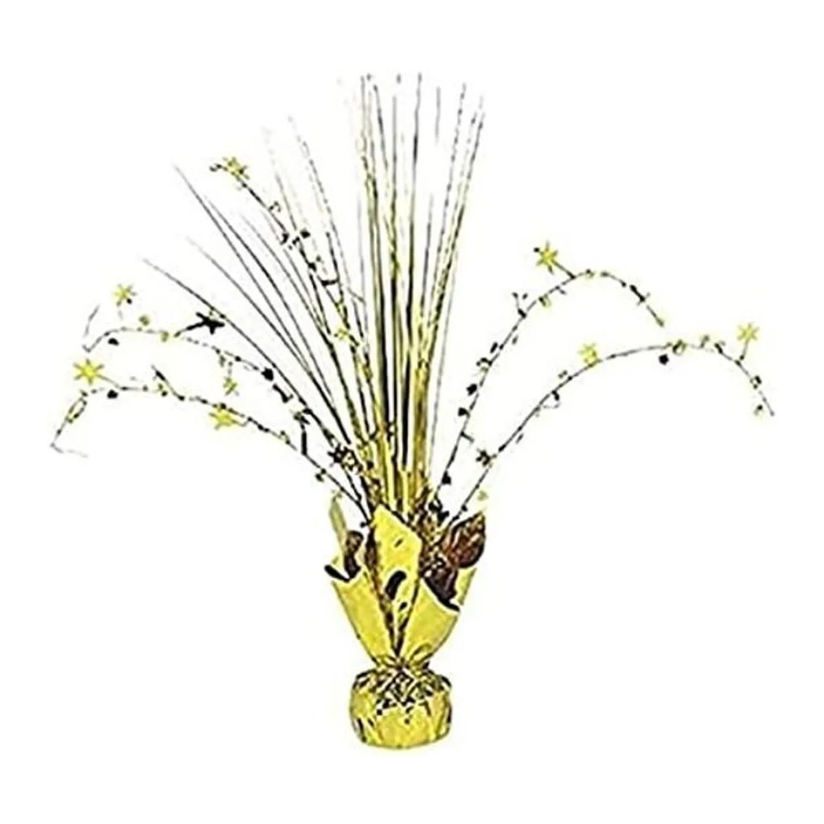 Centro de centro de espray amscan Gold Foil Decoración_1