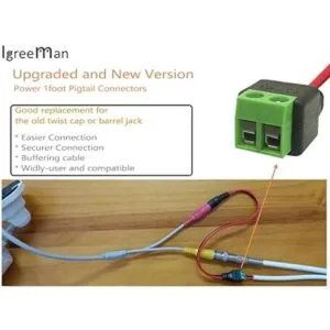 Igreeman 10 pares de cables de alimentación CC macho y_4