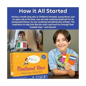 Juego educativo de aprendizaje de geografía Continent Race_2