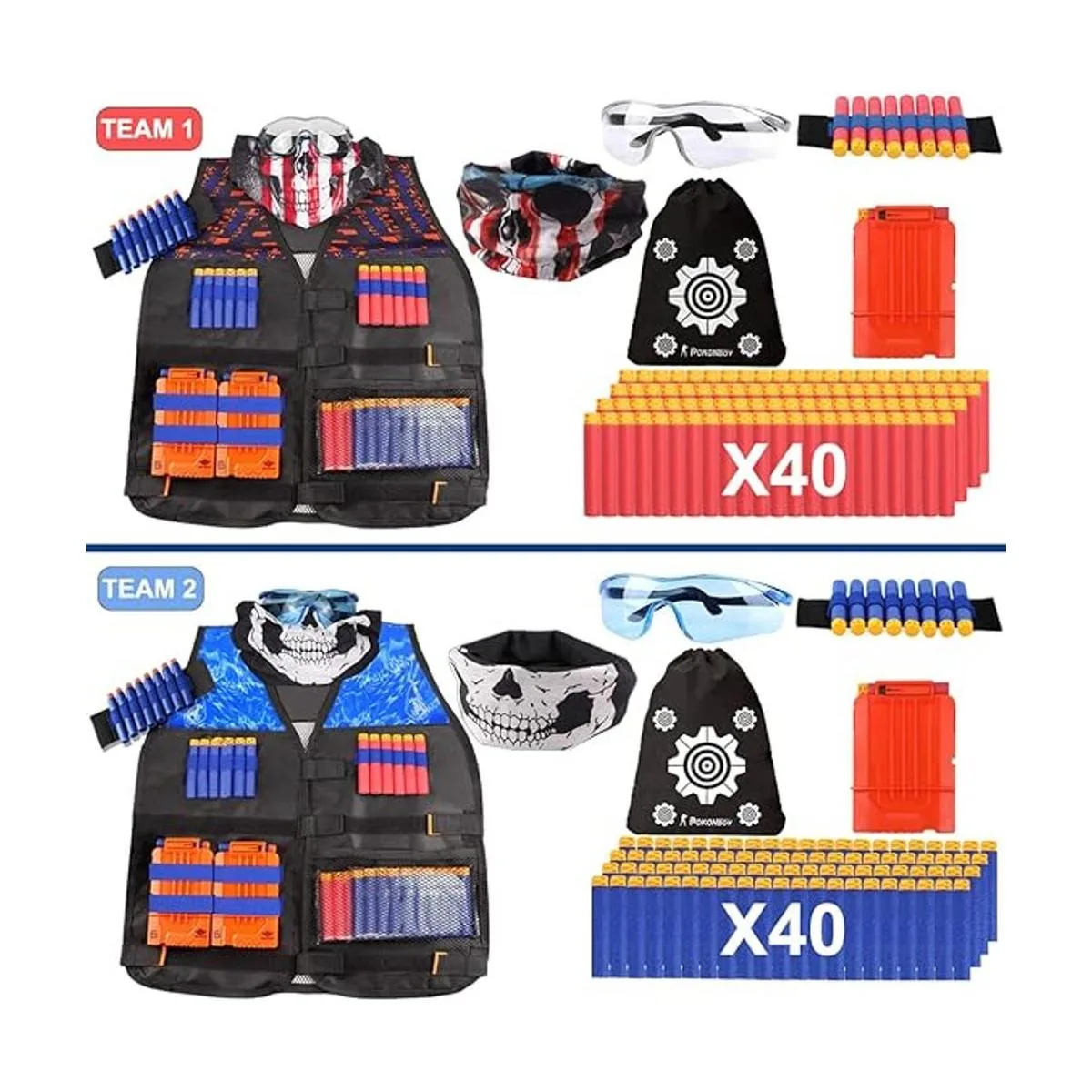 2 juegos de chaleco táctico Exsport 2 chaquetas tácticas_2