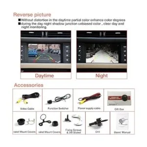 Noauka impermeable IP68 cámara de visión trasera del coche_4