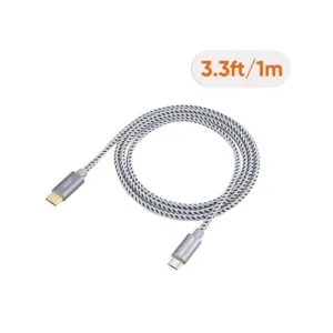 Cable micro USB a USB C de 3.3 pies cable trenzado USB C_5