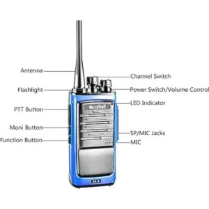 Arcshell Radios bidireccionales recargables de largo_3