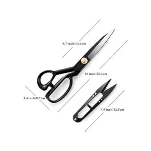 Tijeras de costura profesional de 10.0 in tijeras de_4