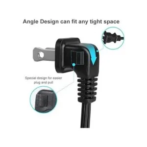 CableCreation Cable de alimentación polarizado de 90_3
