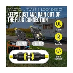 Houseables Cable generador de 30 amperios de 4 puntas_2