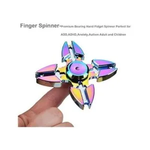 Rainbow Fidget Spinners 5 Pack Toys Metal Mini Fidget_5